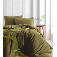 Комплект постельного белья SoundSleep Stonewash Adriatic Оливковый евро