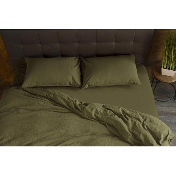 Комплект постельного белья SoundSleep Stonewash Adriatic Оливковый евро -
Фото 2 Комплект постельного белья SoundSleep Stonewash Adriatic Оливковый евро -
Фото 2