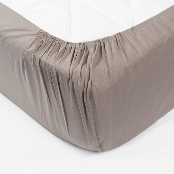 Простирадло на гумці SoundSleep кавова 200х200 см -
                                                        Фото 2
