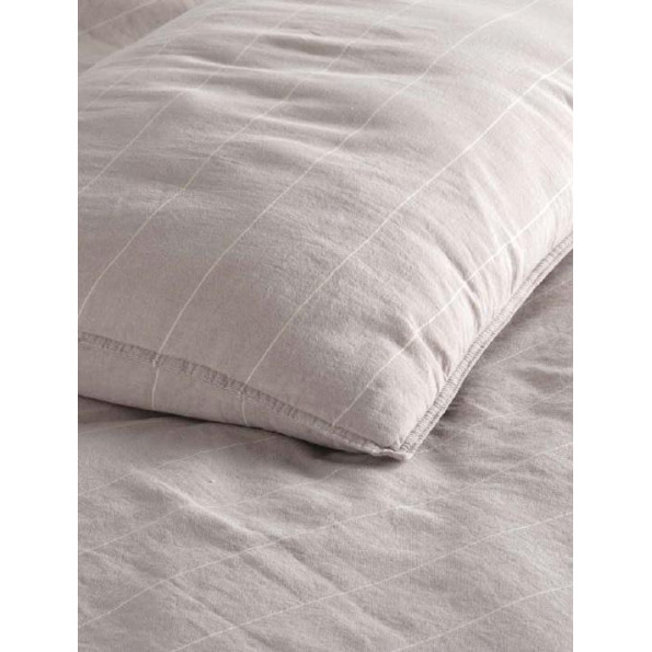 Комплект постільної білизни SoundSleep Stonewash AURA OPAL GREY сірий євро -
                                                        Фото 9