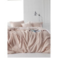 Комплект постельного белья SoundSleep Muslin pastel pink евро