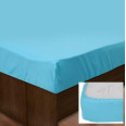 Простирадло на гумці SoundSleep блакитне 200х200 см