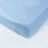 Простынь на резинке SoundSleep 140х200 см голубая