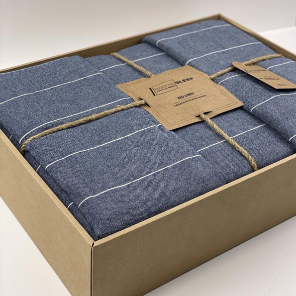 Комплект постельного белья SoundSleep Stonewash AURA MAVI синий евро -
Фото 2 Комплект постельного белья SoundSleep Stonewash AURA MAVI синий евро -
Фото 2