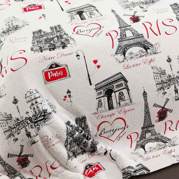 Комплект постільної білизни зимовий Paris ТМ Emily фланель євро -
                                                        Фото 5