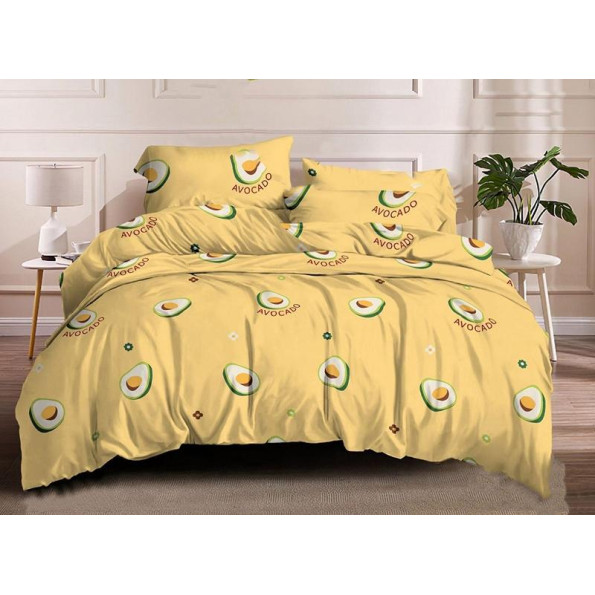Комплект постільної білизни Аvocado Emily полісатін євро