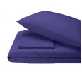 Набор хлопковый Silensa SoundSleep одеяло простынь наволочки синий двуспальный
