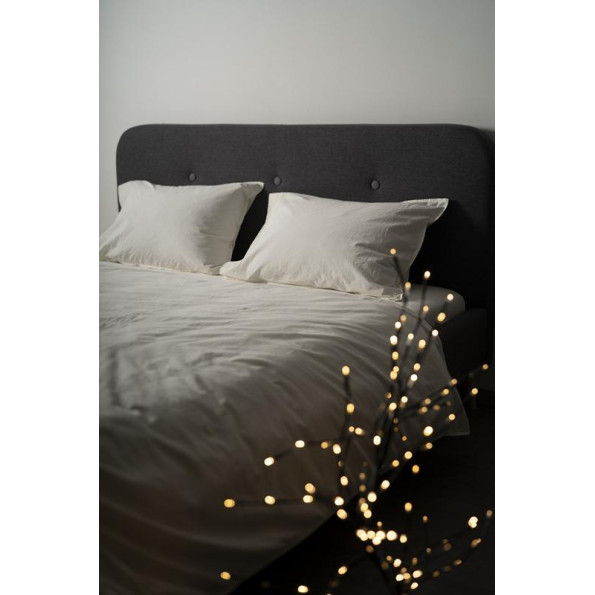 Комплект постільної білизни SoundSleep Stonewash Adriatic євро milky молочний -
                                                        Фото 4