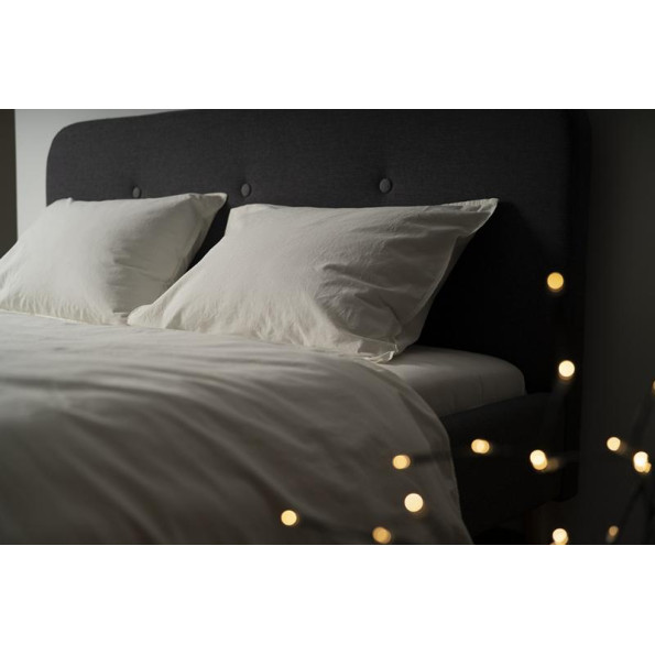Комплект постільної білизни SoundSleep Stonewash Adriatic євро milky молочний -
                                                        Фото 5