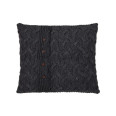 Вязаная наволочка Varanassi SoundSleep графит 45х45 см