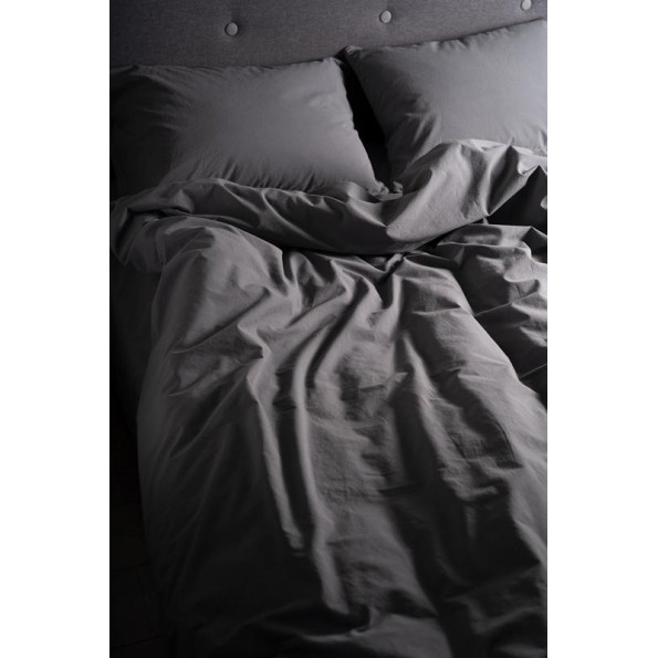 Комплект постільної білизни SoundSleep Stonewash Adriatic євро dark gray сірий -
                                                        Фото 5