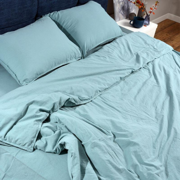Комплект постільної білизни SoundSleep Stonewash Adriatic євро pastel mint м'ятний -
Фото 5 Комплект постільної білизни SoundSleep Stonewash Adriatic євро pastel mint м'ятний -
Фото 5