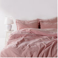 Комплект постельного белья SoundSleep Stonewash Adriatic евро pastel pink розовый
