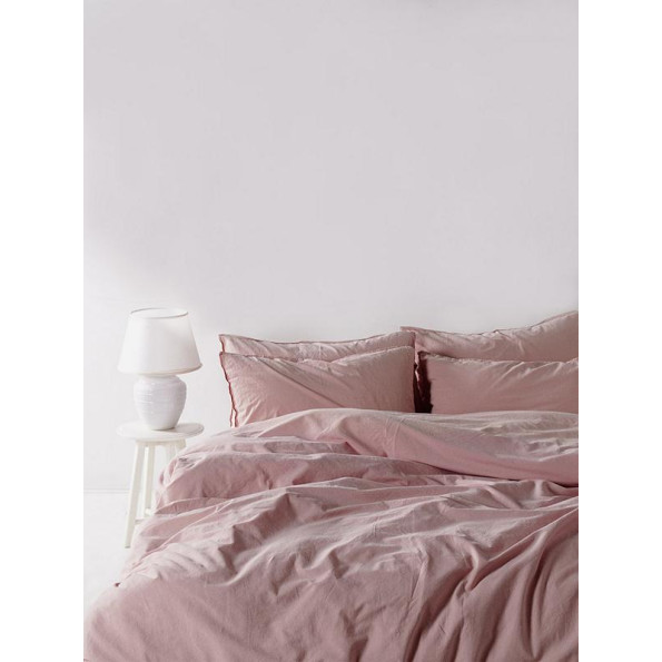 Комплект постельного белья SoundSleep Stonewash Adriatic евро pastel pink розовый -
                                                        Фото 2