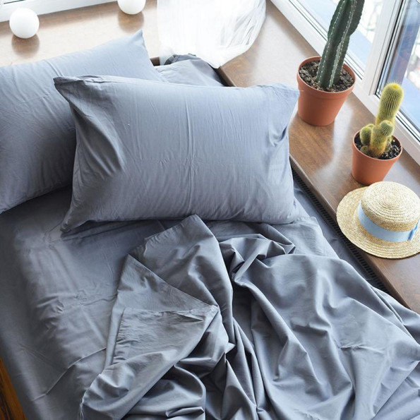 Комплект постельного белья SoundSleep Dark Grey ранфорс полуторный Комплект постельного белья SoundSleep Dark Grey ранфорс полуторный