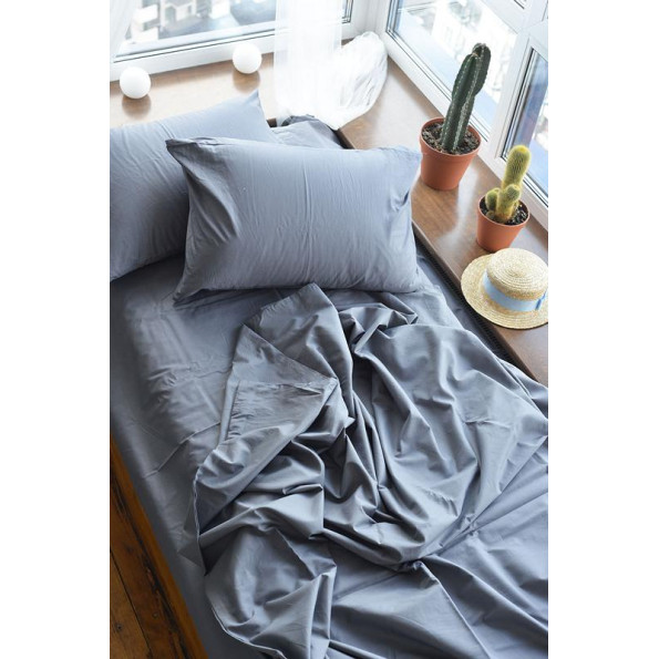 Комплект постельного белья SoundSleep Dark Grey ранфорс полуторный -
Фото 2 Комплект постельного белья SoundSleep Dark Grey ранфорс полуторный -
Фото 2