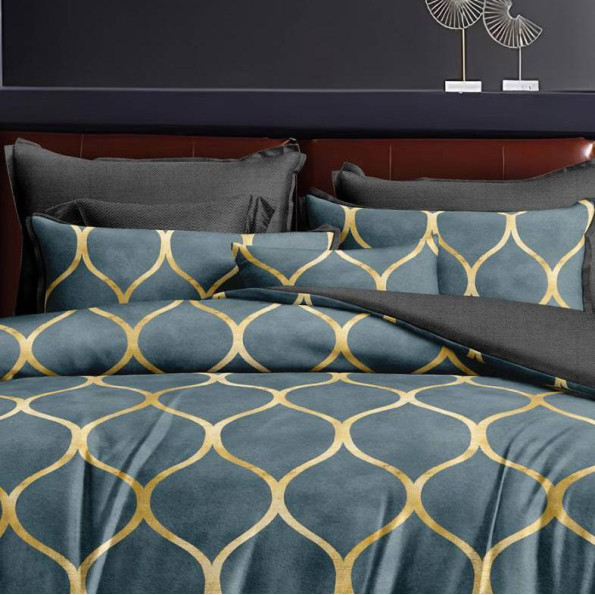 Комплект постільної білизни Ninel SoundSleep сатин полуторний -
                                                        Фото 5