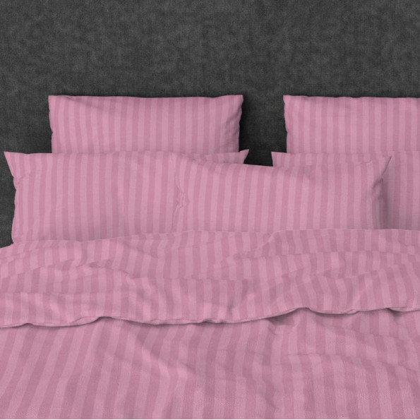 Простирадло на гумці Stripy Pink SoundSleep бязь 140х200 см Простирадло на гумці Stripy Pink SoundSleep бязь 140х200 см