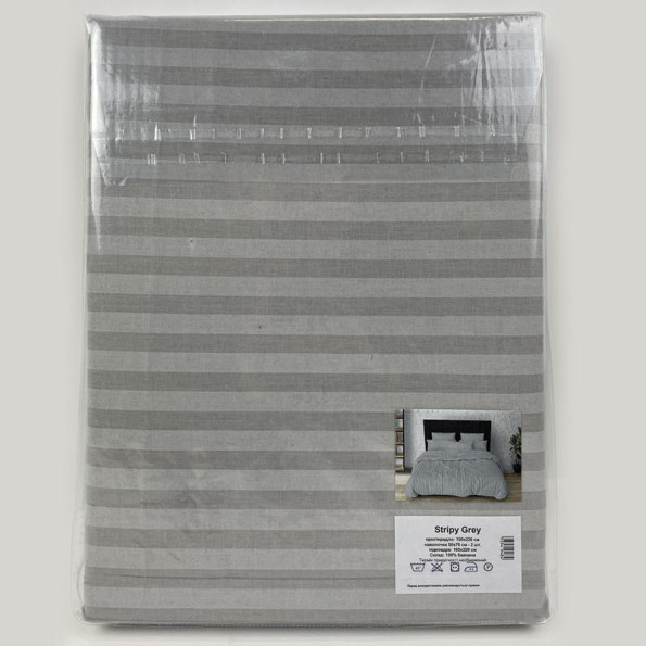 Комплект постельного белья Stripy Grey SoundSleep бязь полуторный -
Фото 5 Комплект постельного белья Stripy Grey SoundSleep бязь полуторный -
Фото 5