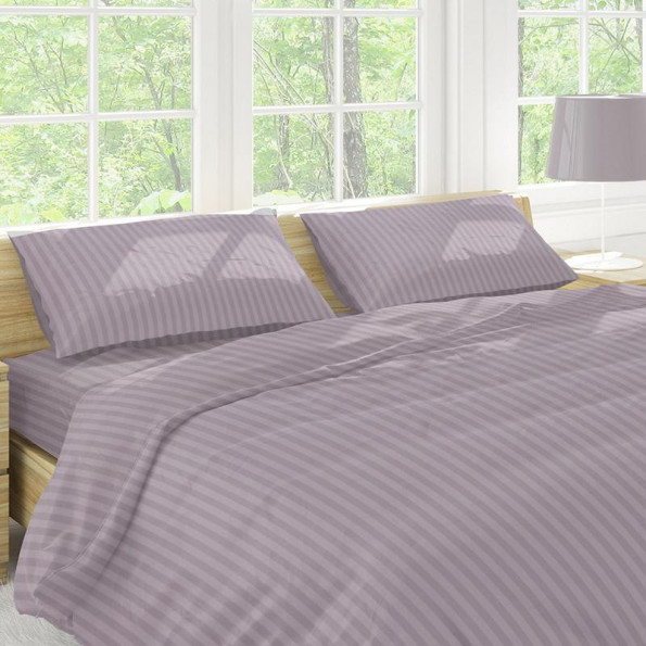 Простирадло на гумці Stripy Seafog SoundSleep бязь 140х200 см Простирадло на гумці Stripy Seafog SoundSleep бязь 140х200 см