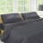 Простирадло на гумці Stripy Graphite SoundSleep бязь 90х200 см