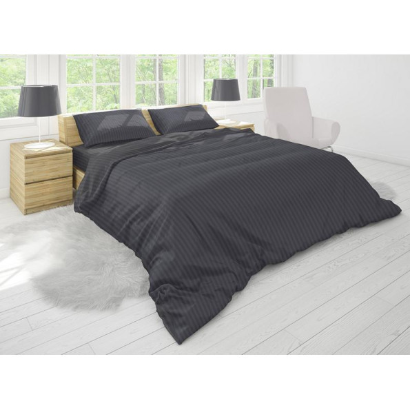 Комплект постільної білизни Stripy Graphite SoundSleep бязь полуторний -
Фото 3 Комплект постільної білизни Stripy Graphite SoundSleep бязь полуторний -
Фото 3