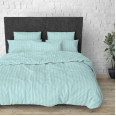 Комплект постельного белья Stripy Mint SoundSleep бязь евро