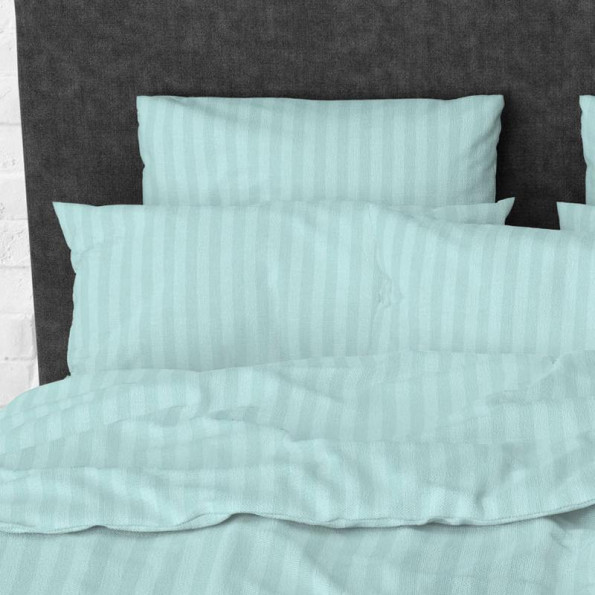 Простынь на резинке Stripy Mint SoundSleep бязь 90х200 см