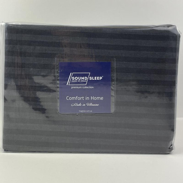 Простирадло на гумці Stripy Graphite SoundSleep бязь 160х200 см -
Фото 3 Простирадло на гумці Stripy Graphite SoundSleep бязь 160х200 см -
Фото 3