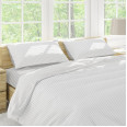 Простынь на резинке Stripy White SoundSleep бязь 90х200 см