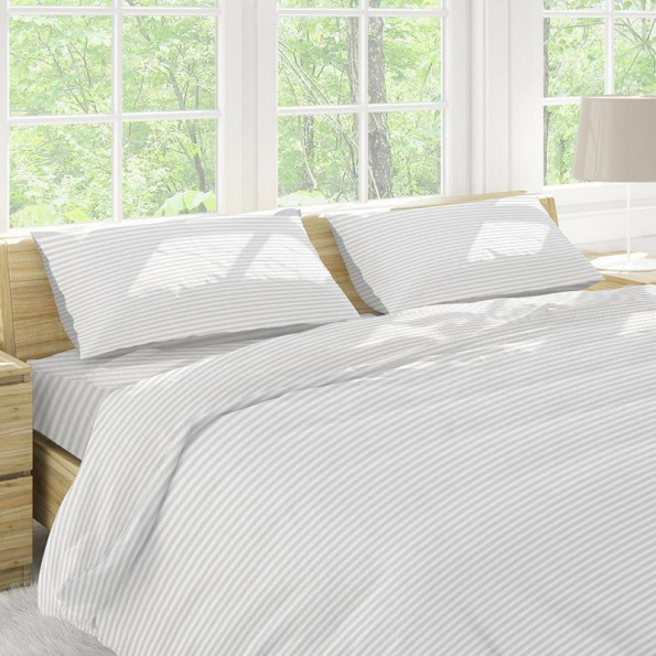 Простынь на резинке Stripy White SoundSleep бязь 90х200 см Простынь на резинке Stripy White SoundSleep бязь 90х200 см