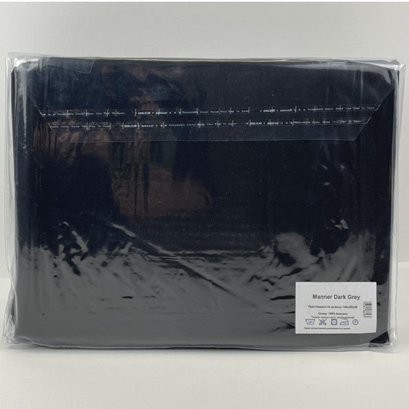 Простирадло на гумці Manner Dark Grey SoundSleep бязь 140х200 см -
Фото 3 Простирадло на гумці Manner Dark Grey SoundSleep бязь 140х200 см -
Фото 3