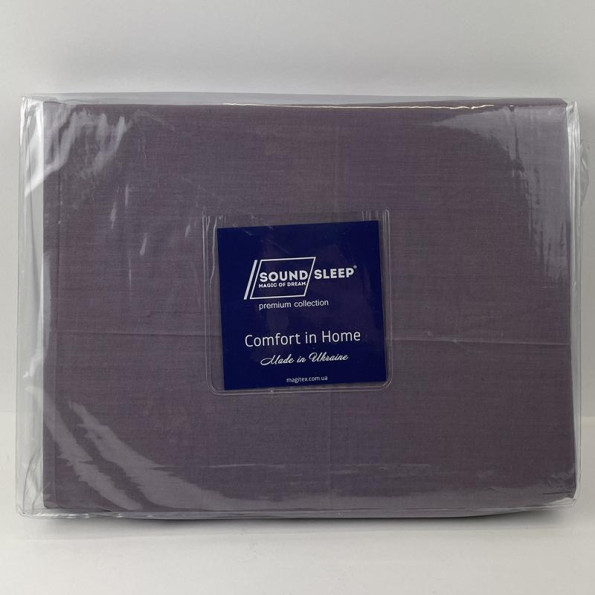 Простирадло на гумці Manner Seafog SoundSleep бязь 140х200 см -
                                                        Фото 5
