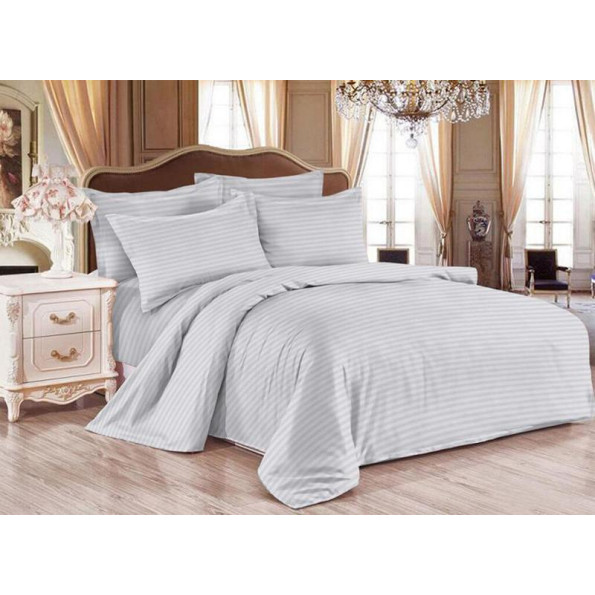 Комплект постільної білизни Stripe Light Gray SoundSleep сатин-страйп світло-сірий євро -
Фото 5 Комплект постільної білизни Stripe Light Gray SoundSleep сатин-страйп світло-сірий євро -
Фото 5