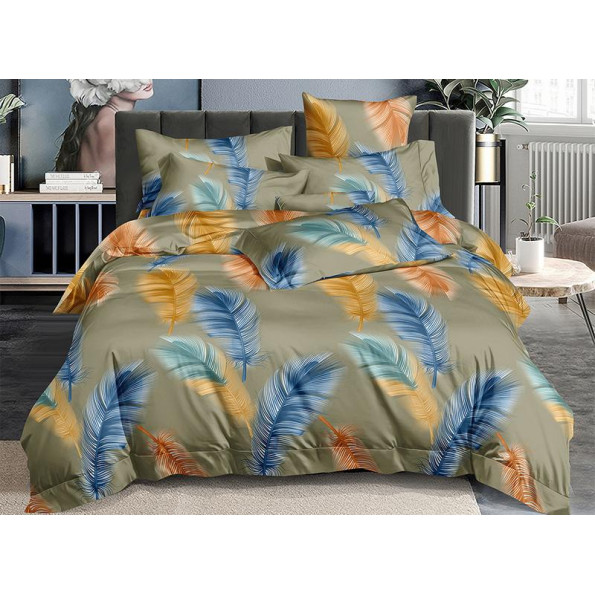 Комплект постільної білизни Feathers SoundSleep сатин полуторний -
                                                        Фото 3