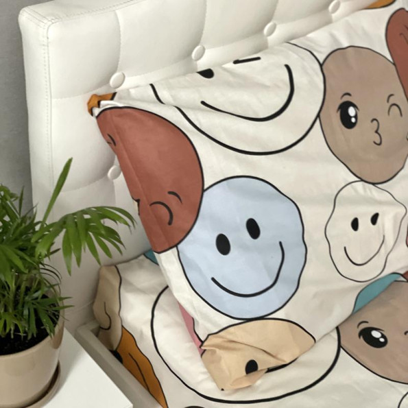Комплект постільної білизни SoundSleep Soft Emojical бязь підлітковий -
                                                        Фото 3