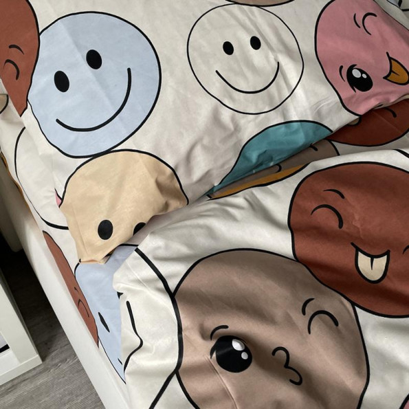 Комплект постільної білизни SoundSleep Soft Emojical бязь підлітковий -
                                                        Фото 6