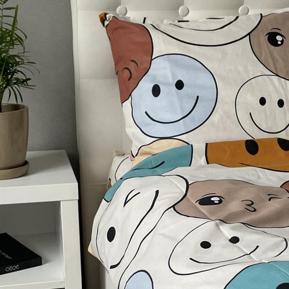 Комплект постільної білизни SoundSleep Soft Emojical бязь підлітковий -
                                                        Фото 8