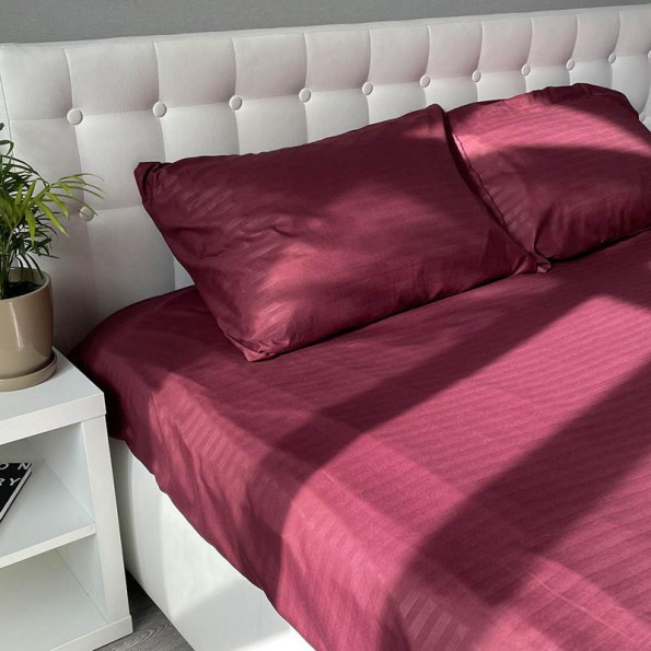 Комплект постельного белья Fiber Bordo Stripe Emily микрофибра бордо полуторный -
Фото 2 Комплект постельного белья Fiber Bordo Stripe Emily микрофибра бордо полуторный -
Фото 2