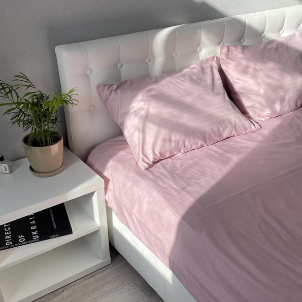 Комплект постельного белья Fiber Roze Stripe Emily микрофибра розовый евро Комплект постельного белья Fiber Roze Stripe Emily микрофибра розовый евро