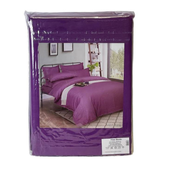 Комплект постільної білизни Fiber Lilac Stripe Emily мікрофібра ліловий євро -
Фото 4 Комплект постільної білизни Fiber Lilac Stripe Emily мікрофібра ліловий євро -
Фото 4