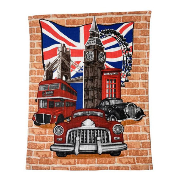 Полотенце вафельное Кухонное 45х60 см British 324200 Полотенце вафельное Кухонное 45х60 см British 324200