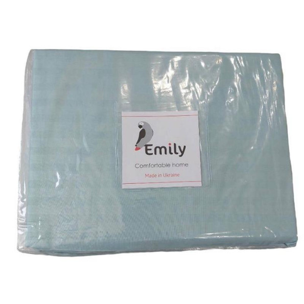 Простынь на резинке Fiber Marine Stripe Emily микрофибра голубой 160х200 см -
                                                        Фото 4