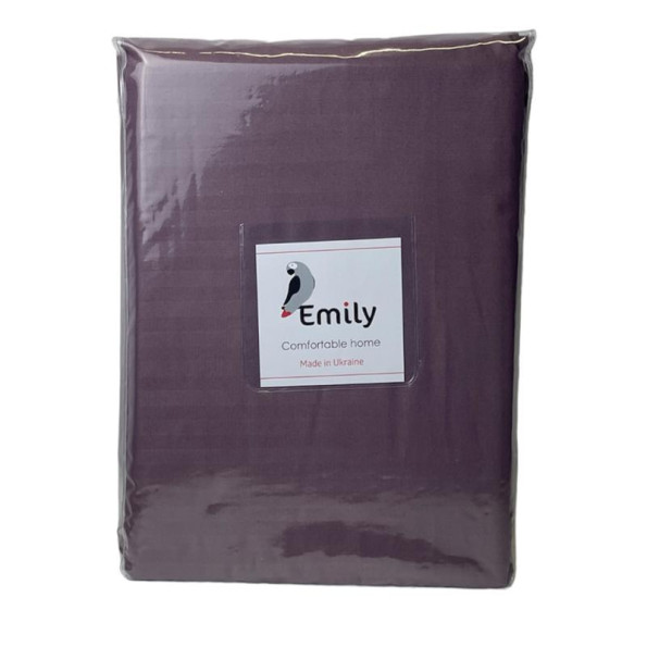 Простирадло на гумці Fiber Violet Stripe Emily мікрофібра фіолетовий 160х200 см -
                                                        Фото 2