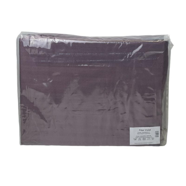 Простирадло на гумці Fiber Violet Stripe Emily мікрофібра фіолетовий 160х200 см -
                                                        Фото 3