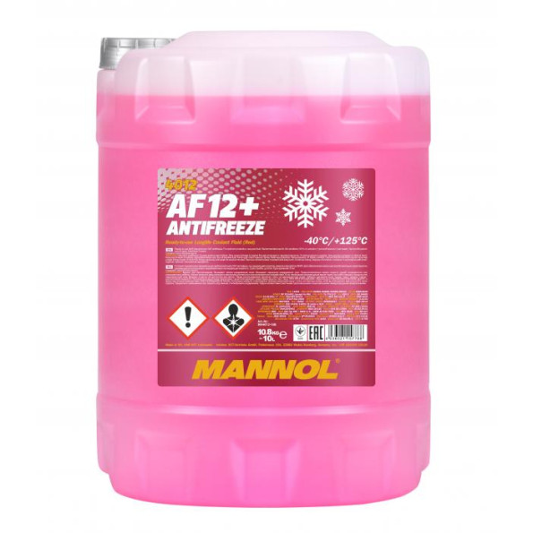 Антифриз MANNOL Antifreeze AF12 + -40 10 л.