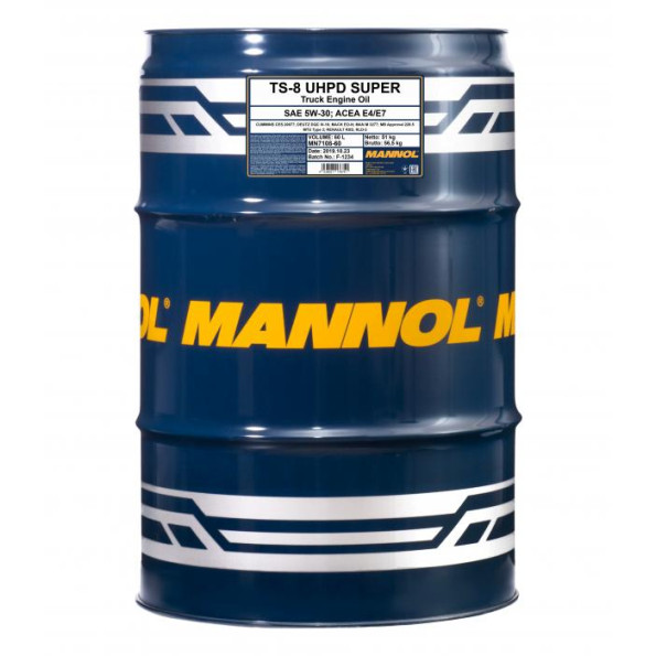 Моторне масло MANNOL 7108 TS-8 UHPD Super 60 л.