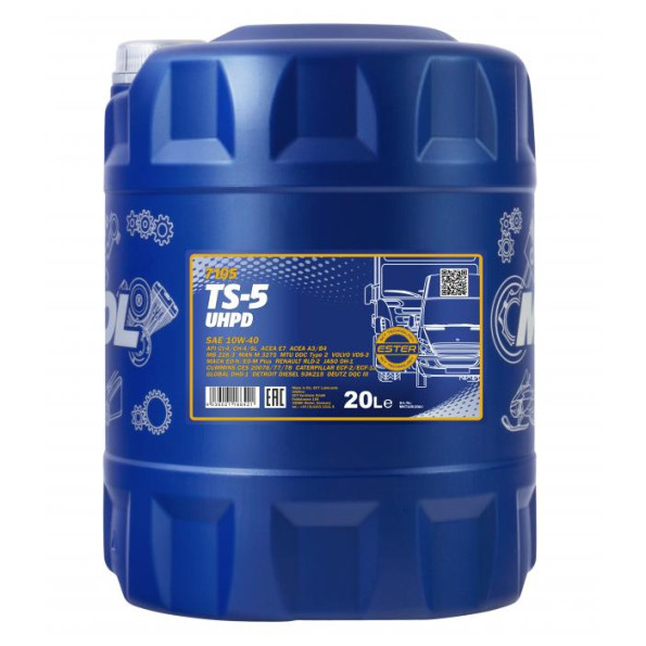 Моторне масло MANNOL 7105 TS-5 UHPD 20 л.