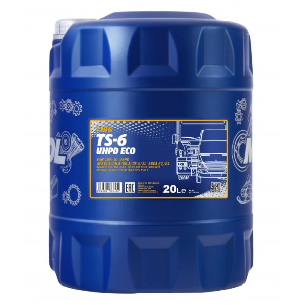Моторне масло MANNOL 7106 TS-6 UHPD Eco 20 л.