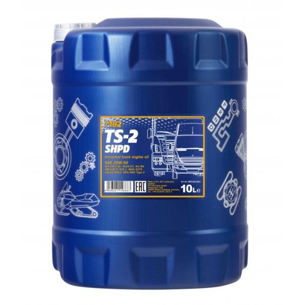 Моторне масло MANNOL 7102 TS-2 SHPD 10 л.